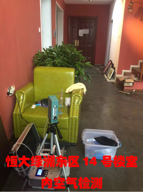 恒大綠洲東區(qū)14號樓2單元室內空氣檢測
